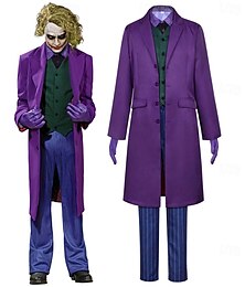 levne -Žolík Joker: Folie à Deux Joker 2 Žolík Klaun Cosplay kostým Úbory Maškarní Filmové kostýmy for Pánské Dospělé Karneval