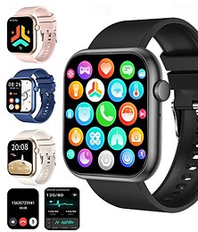 economico -imosi qx7 pro smartwatch non invasivo per la glicemia, smartwatch da 2,0 pollici, fitness, corsa, monitoraggio della temperatura, contapassi, chiamata bluetooth, compatibile con Android ios, donna,