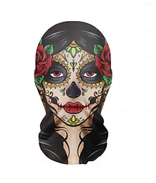 levne -Kostra Czaszka Duch předvečer Všech svatých Maska Halloween rekvizity Legrační Dospělé Pánské Dámské Karneval Mardi Gras Večírek Festival Jednoduché Halloweenské kostýmy Oblékněte se