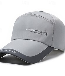 halpa -Miesten Pesäpallolippis Aurinkohattu Kuorma-auton hattu Musta Rubiini Polyesteri Tilkkutäkki Muoti Vapaa-aika Katu Päivittäin Väripalikka Kirjain Säädettävä Aurinkovoide Hengittävä