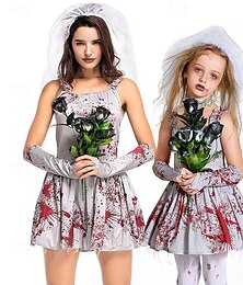 levne -Duch Cosplay kostým Kostým na Večírek Maškarní Dětské Dospělé Dámské Dívčí Úbory cosplay Výkon Párty předvečer Všech svatých předvečer Všech svatých Karneval Plesová maškaráda Jednoduchý karnevalov