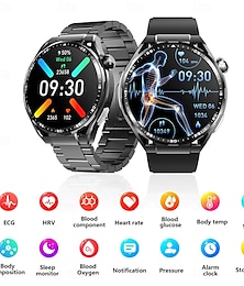 economico -f200 ecg smart watch 1.55 pollici grande schermo bluetooth chiamata monitoraggio della salute sos sport fitness tracker uomo donna smartwatch