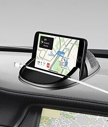 abordables -Support de téléphone de voiture pour tableau de bord de voiture, support de téléphone antidérapant en silicone, rotatif à 360 degrés