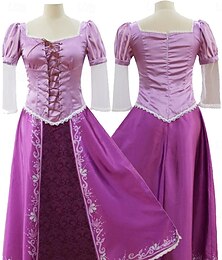 halpa -Tähkäpää Prinsessa Mekot Cosplay-Asut Cosplay Elokuva-cosplay for Naisten Tyttöjen Lasten Aikuisten Karnevaali Naamiaiset Juhla Naamiaiset Tyttöjen polttarit