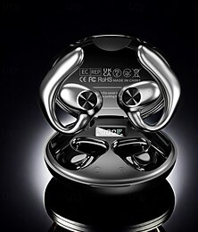 economico -2024 cuffia a conduzione ossea gancio per l'orecchio bluetooth 5.2 sport stereo hifi per apple samsung huawei xiaomi mi uso quotidiano telefono cellulare ufficio viaggi d'affari intrattenimento auto
