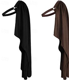 levne -Retro Punk a gotika Středověké Přehoz Přehozy přes ramena Křižák Outlander Pevná barva Maškarní kostým Pánské Dámské Unisex Viking Fantazie Plesová maškaráda Výkon Večírek Plesová maškaráda Dospělé