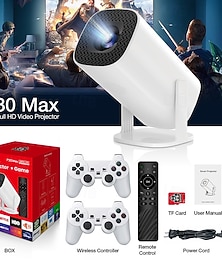 お買い得  -工場直販店 P30MAX LCD プロジェクター ミニハンドヘルドポケットポータブル ホームシアター用ビデオプロジェクター 1080P (1920x1080) 150 lm アンドロイド と互換性があります HDMI USB