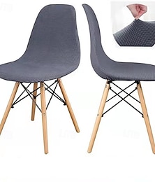 levne -skořepinové potahy na židle jídelní spandex bezruké zakřivené potahy na židle potah omyvatelné pouzdro na sedačku natahovací potahy na stoličku kuchyňská výzdoba
