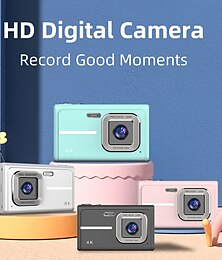 economico -macchina fotografica digitale zoom 16x macchina fotografica digitale compatta macchina fotografica da viaggio 1080p per principianti fotografia fotocamera punta e scatta
