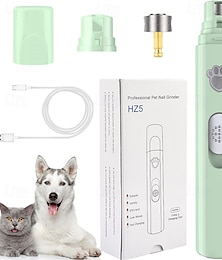 economico -tagliaunghie per cani tagliaunghie per cani ricaricabile a 2 velocità per tagliaunghie di grandi e medie dimensioni &piccoli cani aggiornamento professionale elettrico zampe animali domestici