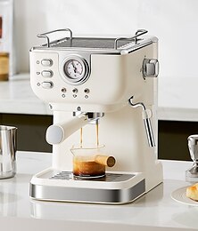 billige -retro kaffemaskin italiensk halvautomatisk hjemmekontor høytrykks konsentrert damp melkeskum kaffekanne