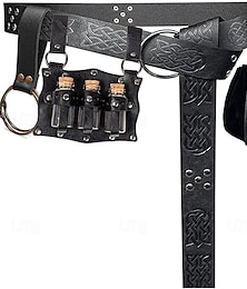 voordelige -Middeleeuws Renaissance Ceintuur Ren Faire Voor heren Dames Keltisch Viking Fantasie Halloween Carnaval Prestatie LARP Volwassenen Riem schede Magische fles