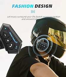 billige -motorsykkelhjelm bluetooth headset trådløst ridemusikk headset vanntett støyreduksjon