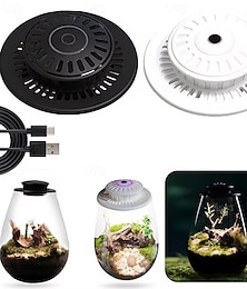 economico -ufo micro paesaggio luce di riempimento led pianta luce muschio bottiglia ecologica luce led crescita pianta luce albero della vita creativa alimentazione usb 1 pz