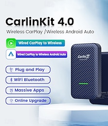 voordelige -carlinkit 4.0 cpc200-cp2a draadloze carplay android auto adapter compatibel ingebouwde bedrade carplay auto plug&amp; spelen, beschikbaar voor Android-telefoons en iPhones