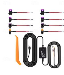olcso -dash cam vezetékes készlet biztonságos fém mini usb kemény vezeték készlet széles kompatibilitás karcálló navigátorhoz