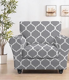 preiswerte -Stretch-Sesselbezug mit Blumenmuster. Elastischer Schonbezug mit Blumenmuster für einen stilvollen und sicheren Sitz. Ideal zum Schutz und Auffrischen Ihres Sessels.