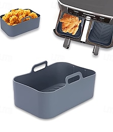 levne -1ks fritovací koš, silikonový hrnec vzduchové fritézy, fritéza, vložka do trouby s rukojetí, fritéza, trouby, mikrovlnné trouby, vhodné do myčky