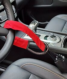 abordables -Verrou universel pour volant et ceinture de sécurité - Dispositif de sécurité automobile antivol avec 3 clés adapté à la plupart des véhicules camions SUV fourgons