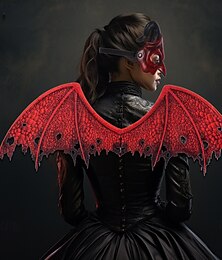 halpa -Monsters Lohikäärme Halloween Puku-asusteet Siivet Naamio Aikuisten Miesten Naisten Halloween Karnevaali Helppoja Halloween-asuja Pukeudu