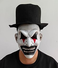 olcso -Mindszentek napja A Jester Farsangi maszk Maszk Halloween-kellékek Felnőttek Férfi Női Uniszex Borzalom Ijesztő jelmez Mindszentek napja Farsang Könnyű farsangi jelmez