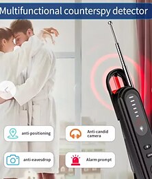 voordelige -verborgen camera detector afluisterapparaat tracker anti-spion elektronisch signaal 5 niveaus gevoeligheid draadloze signaalscanner voor thuis