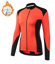 abordables -Mujer Chaqueta de Ciclismo Invierno Mantiene abrigado Resistente al Viento Transpirable Secado rápido Bicicleta Chaqueta Paravientos MTB Bicicleta Montaña Ciclismo Carretera Ciclismo urbano Blanco