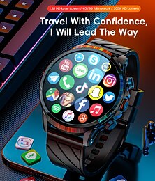 economico -LOKMAT APPLLP 8 PRO Orologio intelligente 1.85 pollice Cellulare Smart Watch 3G 4G Bluetooth Pedometro Avviso di chiamata Monitoraggio del sonno Compatibile con Zero Da donna Da uomo GPS Chiamate in