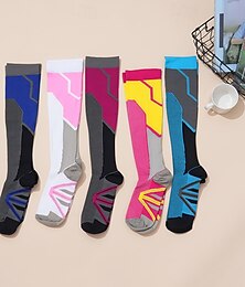 abordables -Homme Chaussettes Chaussettes de contention Chaussettes de vélo Chaussettes de sport Chaussettes sportives Camping / Randonnée Activités Extérieures Cyclisme / Vélo Vélo / Cyclisme Antidérapant Chaud