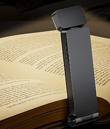 preiswerte -Leselicht wiederaufladbares Buchlicht zum Lesen Clip-on-LED-Lesezeichenlampe mit 3 Lichtfarben