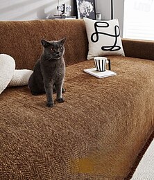 billige -chenille sofatrekk hele sesongen - mykt og slitesterkt stoff for komfort hele året - elegant design forbedrer ethvert oppholdsrom - beskytter sofaen din mot søl, flekker og riper