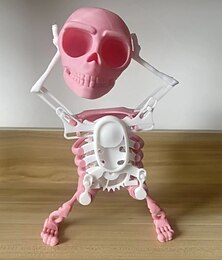 levne -1ks kutilská montáž 3D tisk tančící lebka tančící lebka legrační hračka halloween dárek sběratelská kreativní hračka