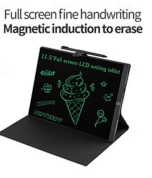 お買い得  -11.5インチビジネススタイルフルスクリーンクリア手書き書き込みタブレットメモパッド保護ケース会議オフィスギフト
