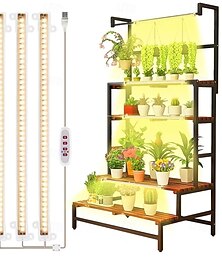 economico -led full spectrum plant grow light luce solare lampada da coltivazione usb 5v per piante da interno armadio serra verdura 1/2/4 pz (ripiano non incluso)