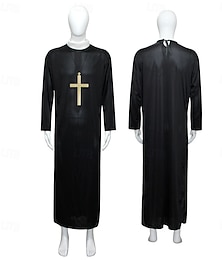 levne -Kněz předvečer Všech svatých Úbory Fancy kostým cosplay Dospělé Pánské předvečer Všech svatých Karneval Párty Jednoduché Halloweenské kostýmy Oblékněte se