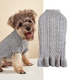 ieftine -Câini Pisici Pulovere Rochii Jumper Modă Iarnă Cald Modă Comfortabil În aer liber Zilnice homewear Îmbrăcăminte pentru câini for Small Mediu