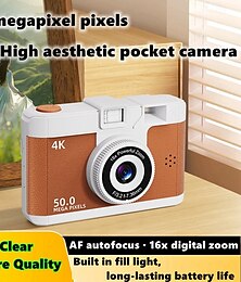levne -4k retro digitální kamera vlogging kamera wifi s 2,4 LCD HD obrazovkou 1080p 16x kompaktní digitální zoom širokoúhlá kamera s bodovým a snímacím režimem