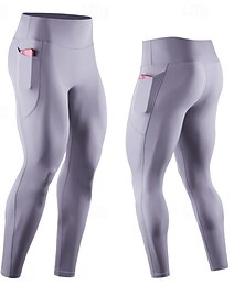 お買い得  -男性用 ランニングパンツ コンプレッションパンツ ポケット 弾性ウエストバンド レギンス アウトドア スポーツ 屋内 秋 速乾性 ライトウェイト ソフト マラソン ランニング いい結果になる テイラーフィット スポーツウェア アクティブウェア ソリッド ブラック ピンク ネイビーブルー