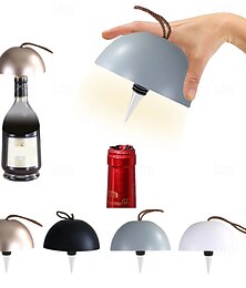 economico -lampada per bottiglia senza fili, luci per bottiglia di vino ricaricabili tramite usb a 3 colori, lampada per bottiglia di vino a led touch con luce respiratoria rgb per bar ristoranti festa del papà