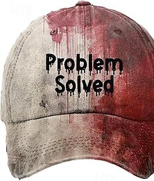billiga -Herr Basebollkeps Solhatt Trucker Hat Khaki grön Grå Polyester Justerbara Mode Dagliga kläder Festival Grafisk Mönster Halloween Ledigt / vardag