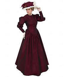 abordables -Rococo Victorienne Robe de Bal Costume de fête Bal Masqué Robe de Bal Déguisement Femmes Royal Mascarade Carnaval Soirée Halloween Adulte Robe