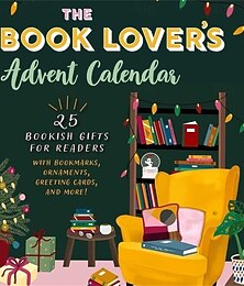 Недорогие -календарь адвент-календарь для любителей книг календарь для любителей книг книжные подарки календарь без подарка