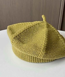 levne -Klobouky Polyester Baret 30. léta Se širší krempou Ležérní Dovolená Čajový dýchánek Dámský den Elegantní Jednoduchý retro S Čistá Barva Barevně dělené Přílba Pokrývky Hlavy