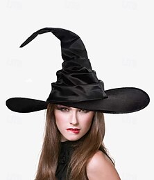 abordables -Sombrero de bruja de Halloween con decoración de araña: sombrero puntiagudo negro para cosplay, fiestas de disfraces y eventos de Halloween