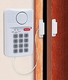 abordables -Système d'alarme de sécurité sans fil pour garage à domicile &remise - comprend la porte &Clavier de fenêtre alimenté par batterie (3 piles AA non incluses)