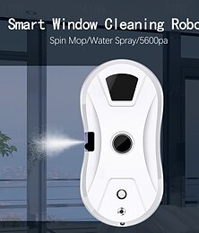 economico -macchina per la pulizia dei vetri con serbatoio dell'acqua, tipo di pianificazione dello spruzzo d'acqua automatico, robot per la pulizia dei vetri completamente automatico