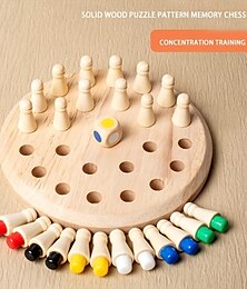 رخيصةأون -لعبة ألغاز الشطرنج - تعزيز ذاكرة الدماغ والتركيز والتفكير المنطقي من خلال التدريب التفاعلي بين الوالدين والطفل والتمارين من أجل التنمية المعرفية