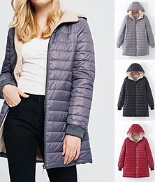 abordables -Mujer Chaqueta de lana para senderismo Vellón Invierno Al aire libre Templado Suave Cómodo Chaquetas de Lana Cremallera completa Camping / Senderismo / Espeleología Viaje Deportes de Invierno Negro