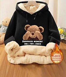 baratos -moletom feminino com capuz, moletom com capuz, animal, letra, rua, diário, bolso, estampa, casual, confortável, moletom com capuz, manga comprida, microelástico, outono, inverno, outono&amp;tecido