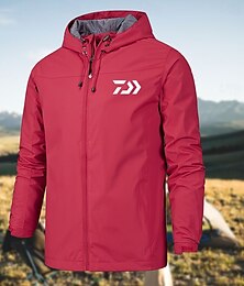 abordables -Hombre Chaqueta Softshell Chaqueta para senderismo Al aire libre Impermeable Chaqueta ligera Chaqueta cortavientos Viaje Negro Verde Ejército Rojo Azul Marino Azul